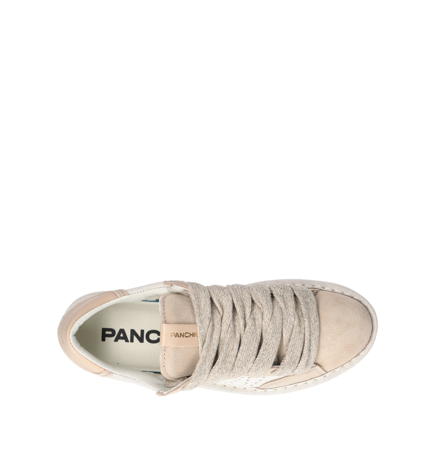 PANCHIC Sneaker donna bianca/beige in pelle