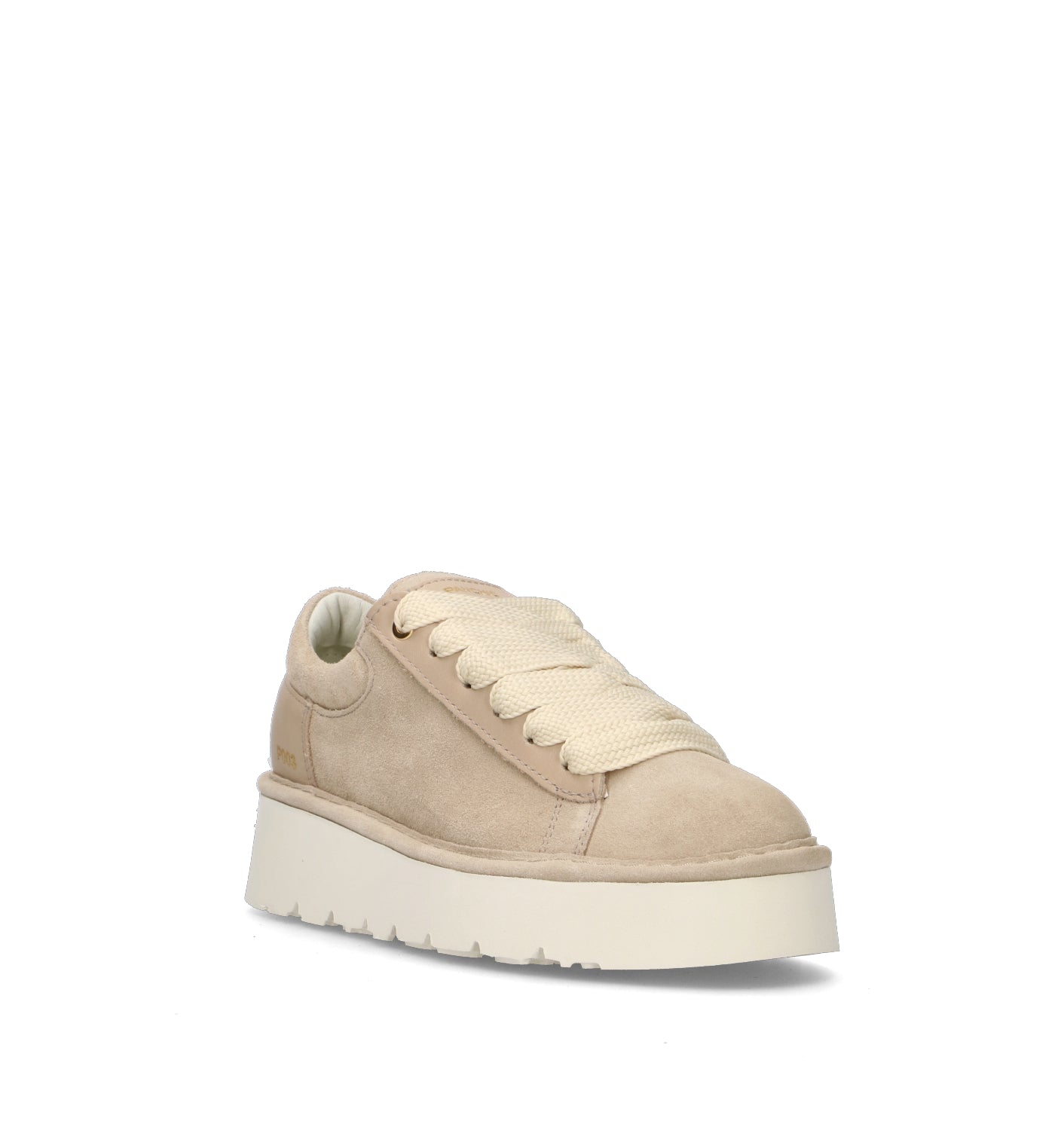 PANCHIC Sneaker donna beige in suede