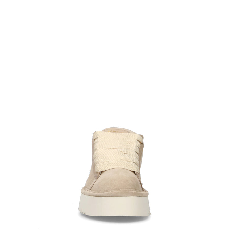 PANCHIC Sneaker donna beige in suede