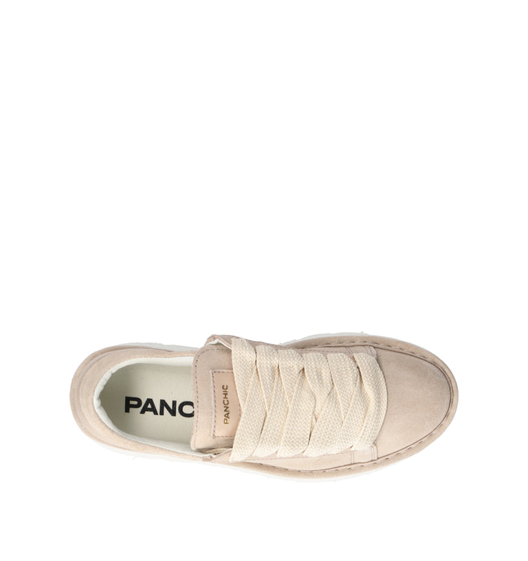 PANCHIC Sneaker donna beige in suede