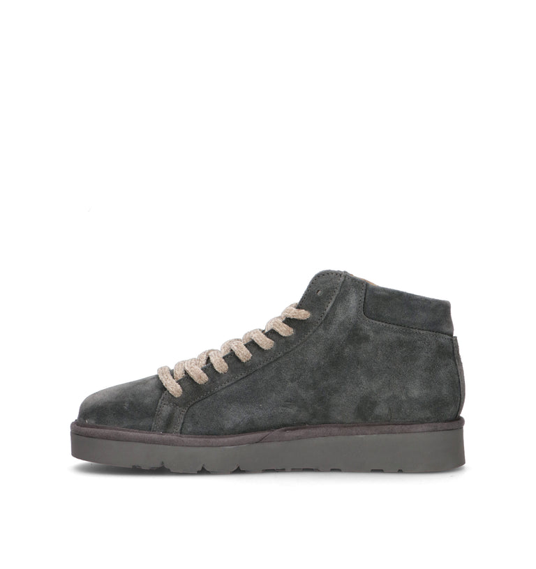 PANCHIC Polacco uomo grigia in suede