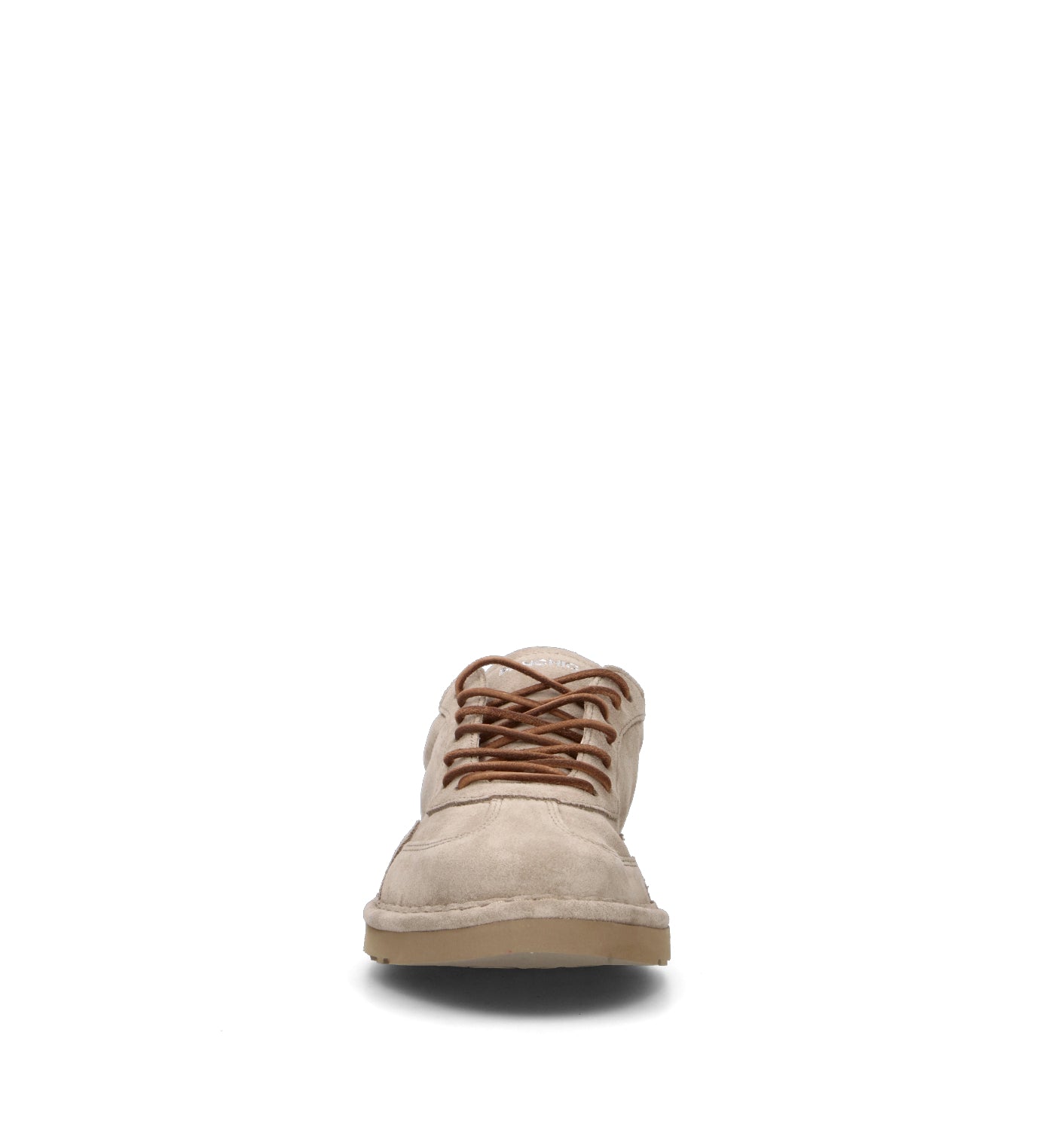 PANCHIC Stringata uomo grigia in suede