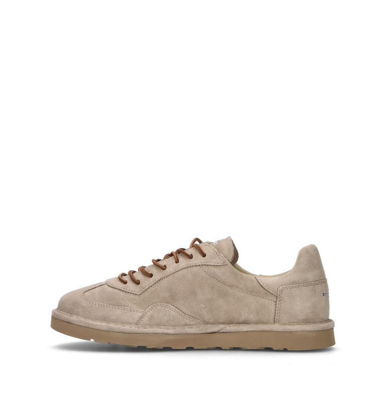 PANCHIC Stringata uomo grigia in suede