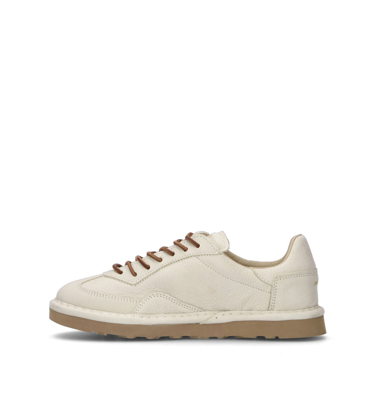 PANCHIC Stringata donna bianca in pelle