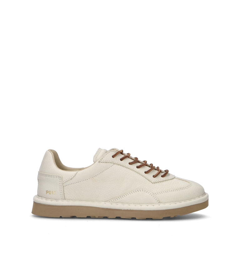 PANCHIC Stringata donna bianca in pelle