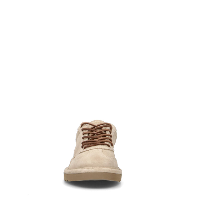 PANCHIC Stringata donna beige in suede