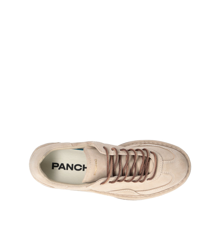 PANCHIC Stringata donna beige in suede
