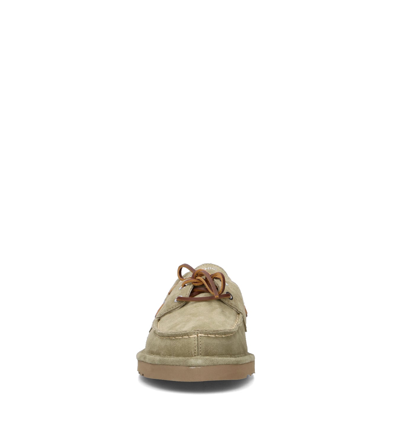 PANCHIC Scarpa barca uomo oliva in suede