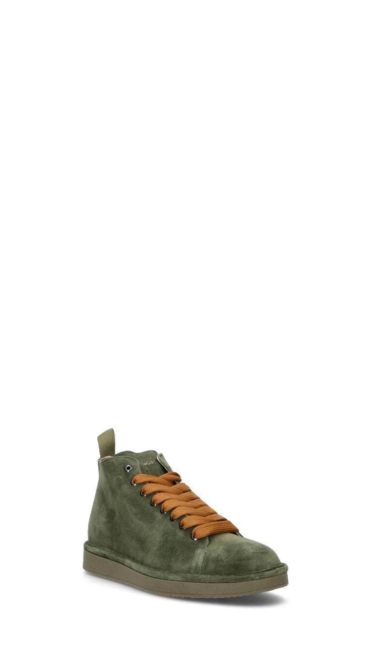 PANCHIC Sneaker uomo verde in suede