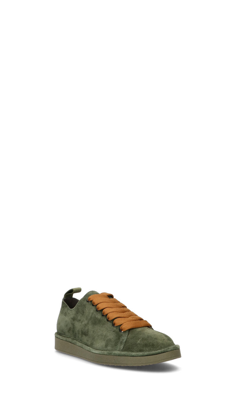 PANCHIC Sneaker uomo verde in suede
