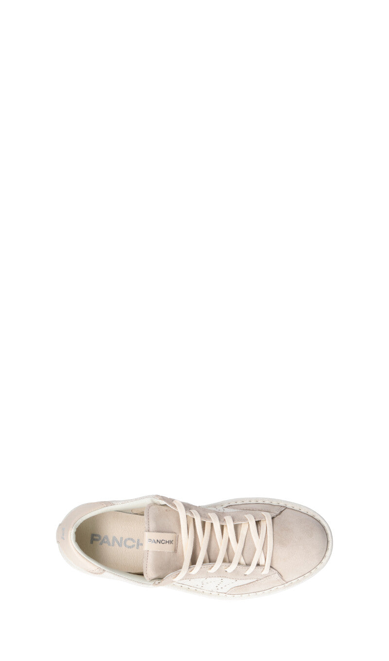PANCHIC Sneaker uomo bianca/grigia in suede