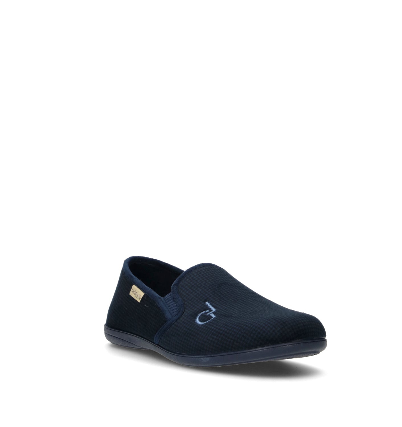 GRUNLAND Pantofola uomo blu
