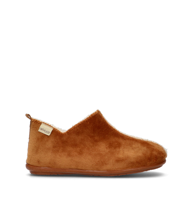 GRUNLAND Pantofola donna cuoio