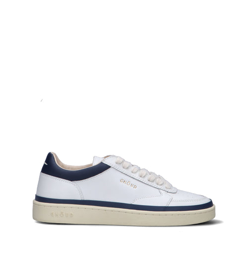 GHOUD Sneaker uomo bianca/blu in pelle