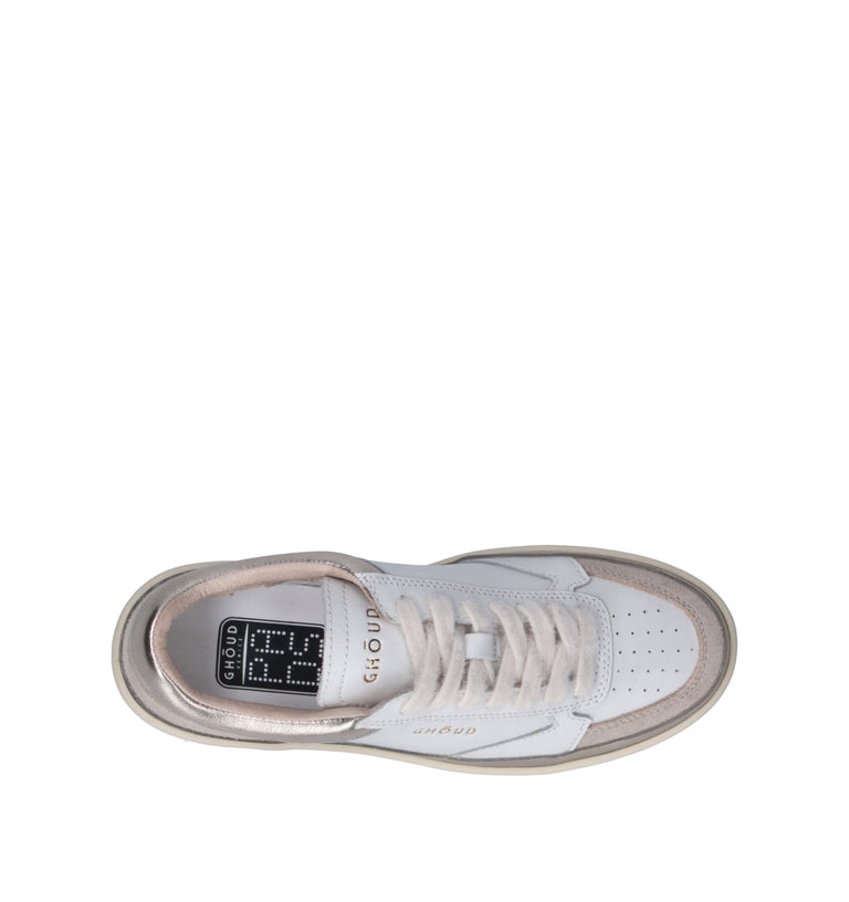 GHOUD Sneaker donna bianca in pelle