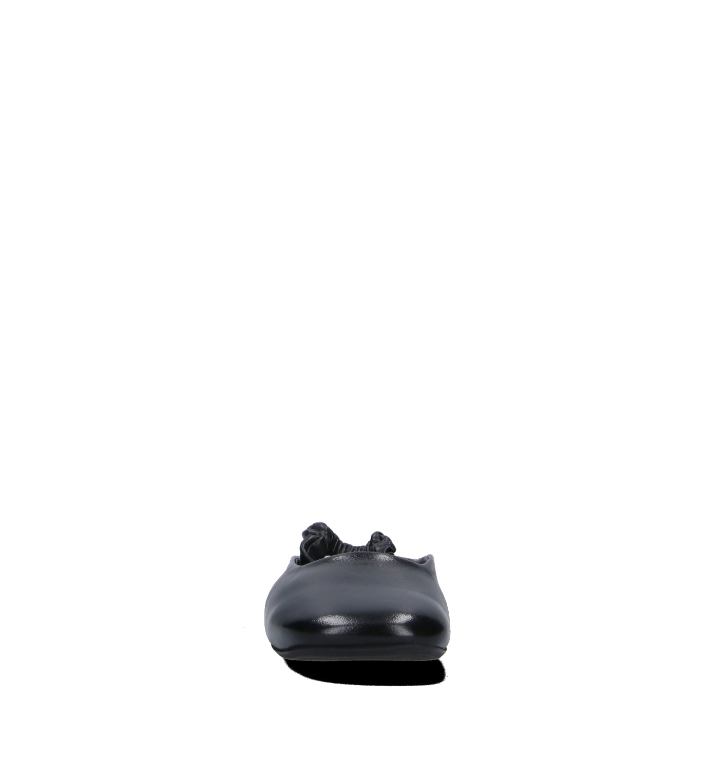 POEVE Slingback donna nera in pelle