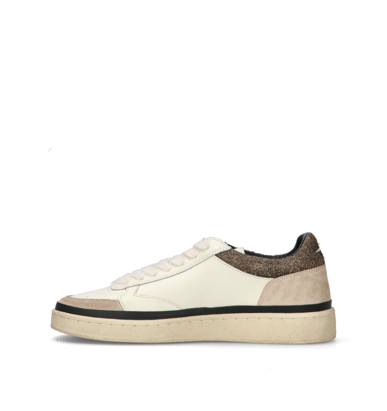 GHOUD Sneaker uomo panna in pelle