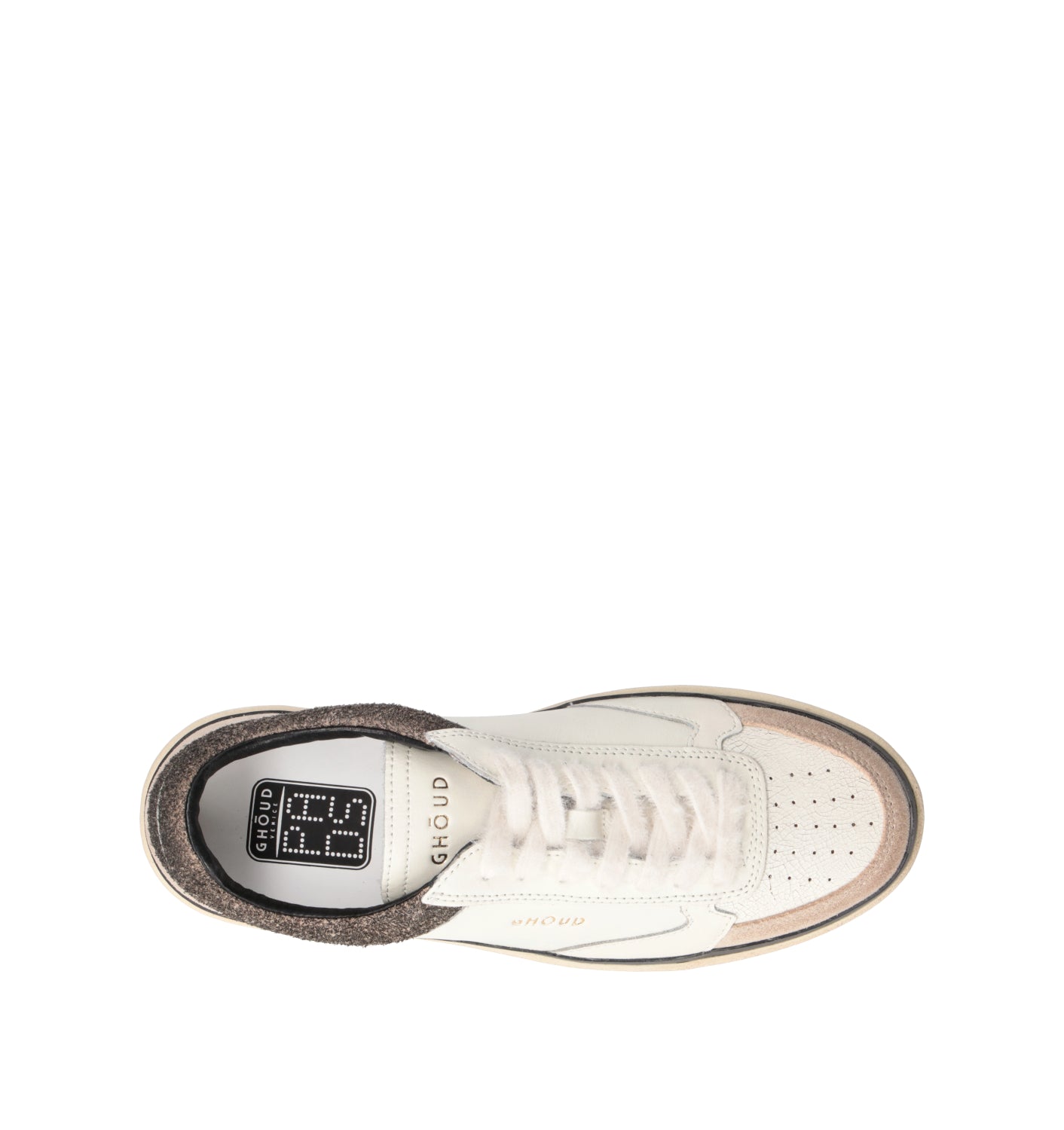 GHOUD Sneaker uomo panna in pelle
