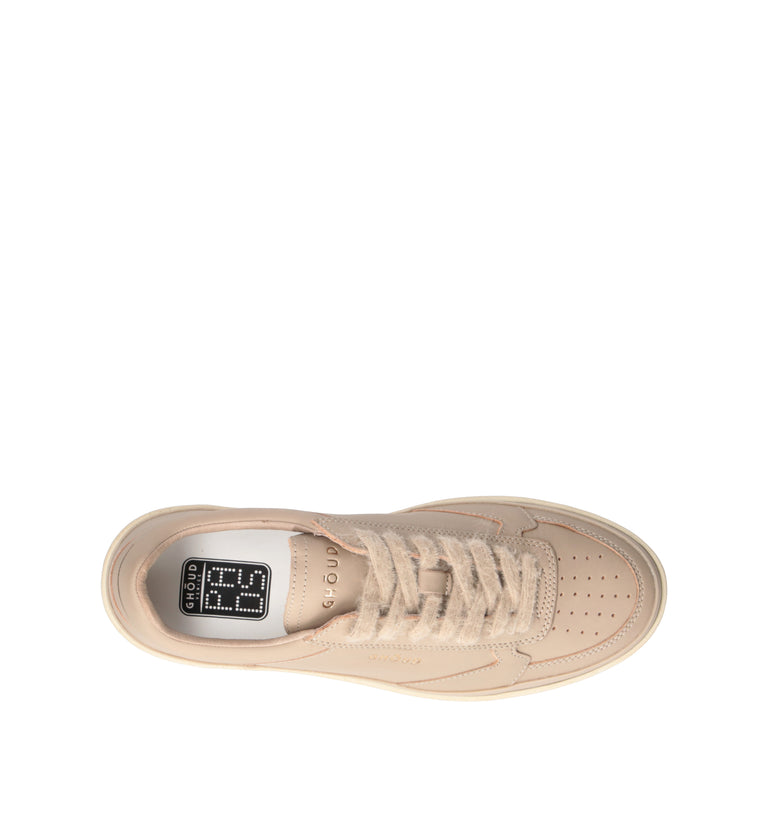 GHOUD Sneaker uomo beige in pelle