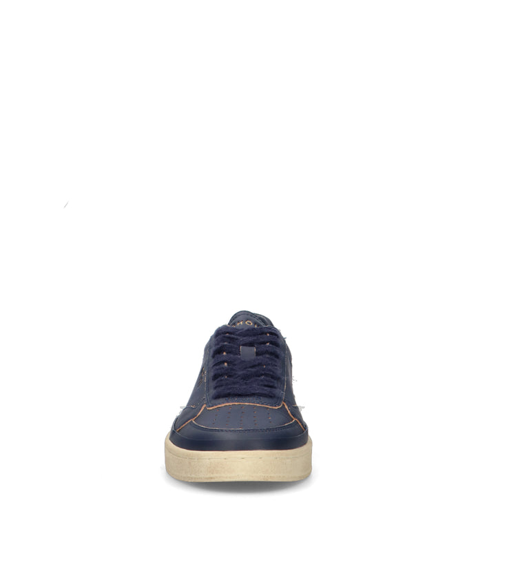 GHOUD Sneaker uomo blu in pelle
