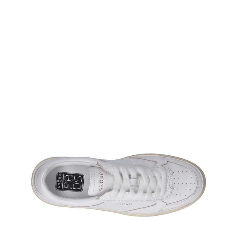 GHOUD Sneaker uomo bianca in pelle