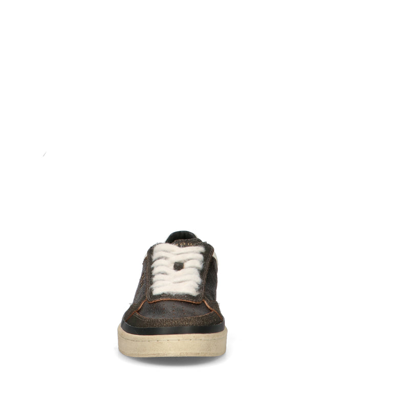 GHOUD Sneaker uomo nera in pelle