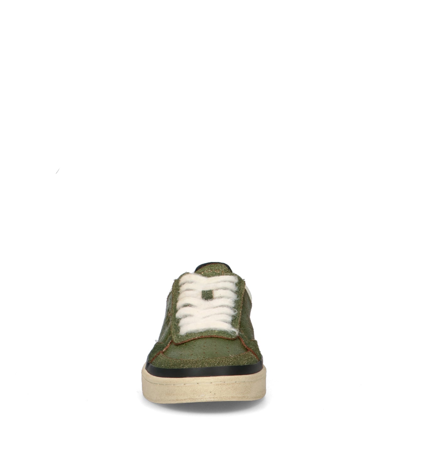 GHOUD Sneaker uomo verde in pelle