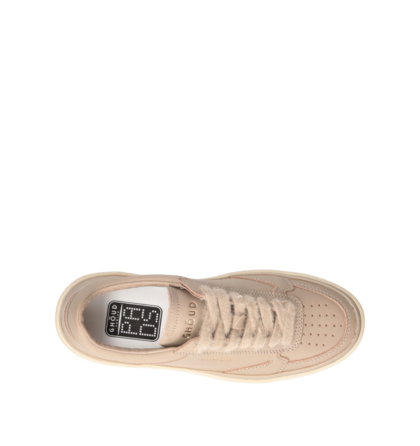 GHOUD Sneaker donna panna in pelle