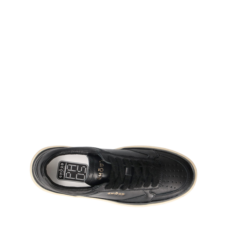 GHOUD Sneaker donna nera in pelle