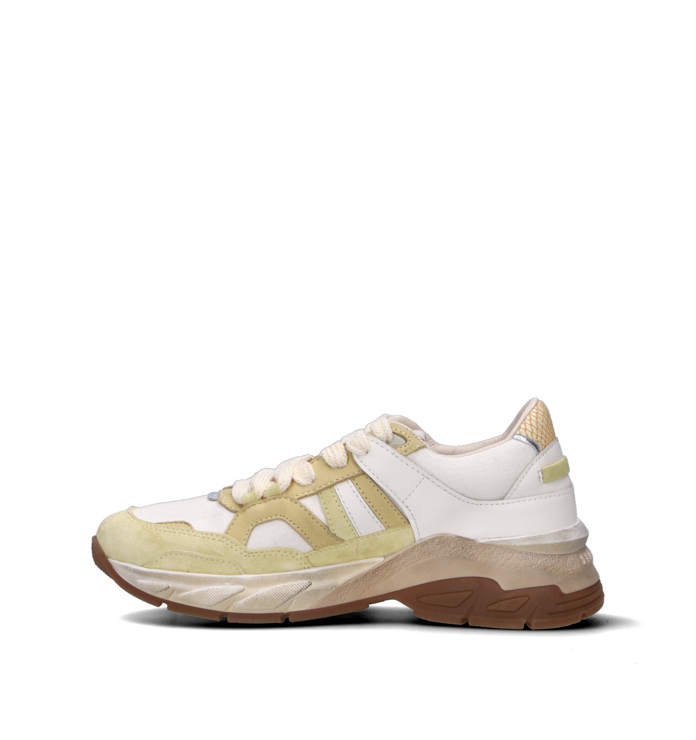 SERAFINI Sneaker donna bianca/gialla