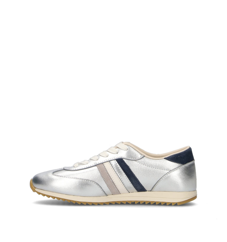 SERAFINI Sneaker donna argento in pelle