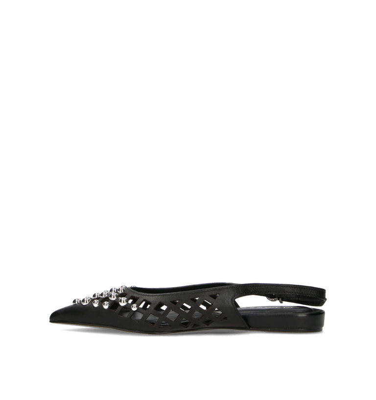 APEPAZZA Slingback donna nera