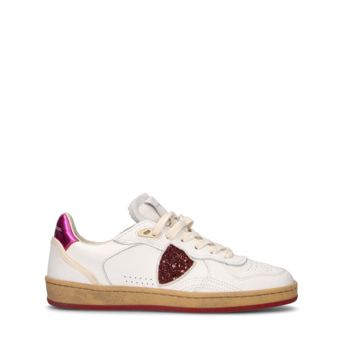PHILIPPE MODEL Sneaker donna bianca in pelle