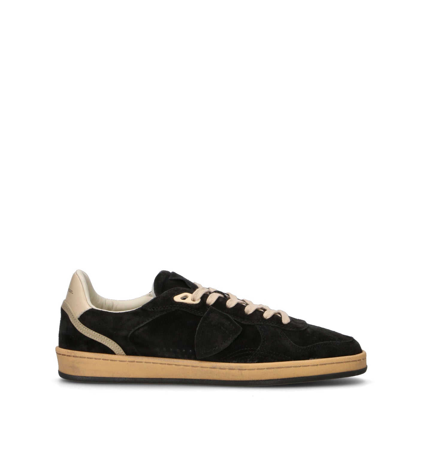 PHILIPPE MODEL Sneaker uomo nera in suede