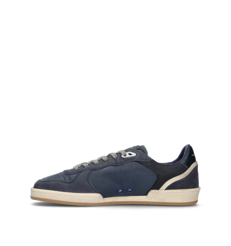 PHILIPPE MODEL Sneaker uomo blu in pelle