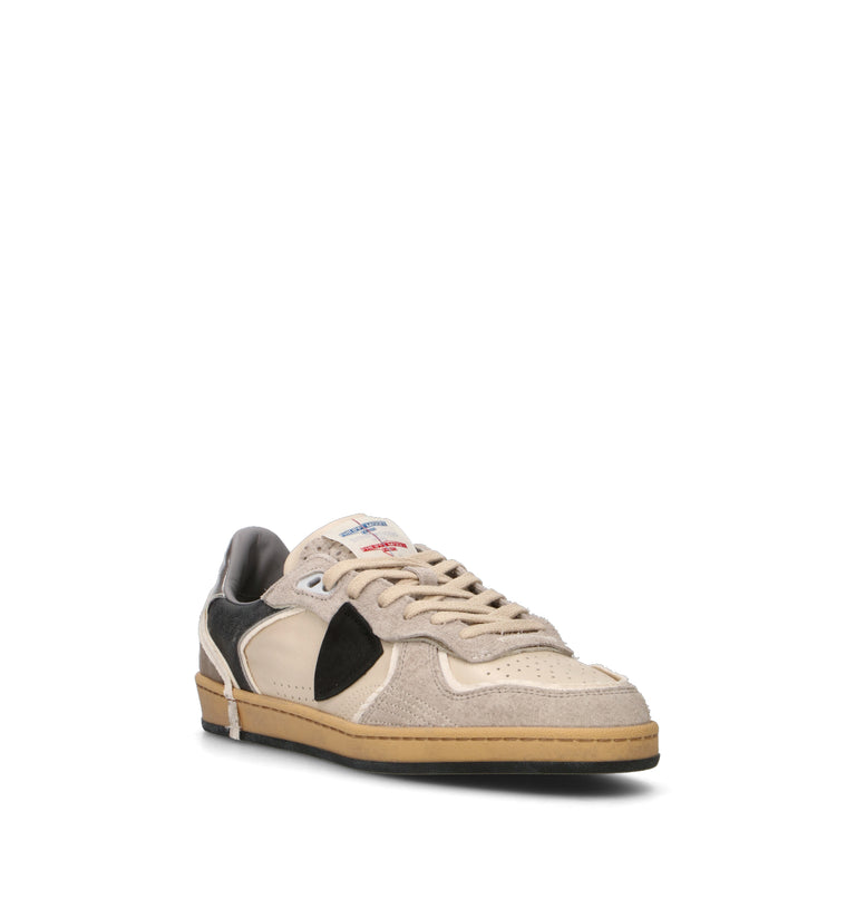 PHILIPPE MODEL Sneaker uomo beige in pelle