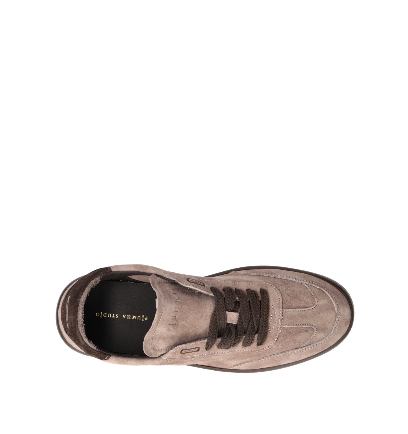 PIUMHA Sneaker uomo taupe in suede