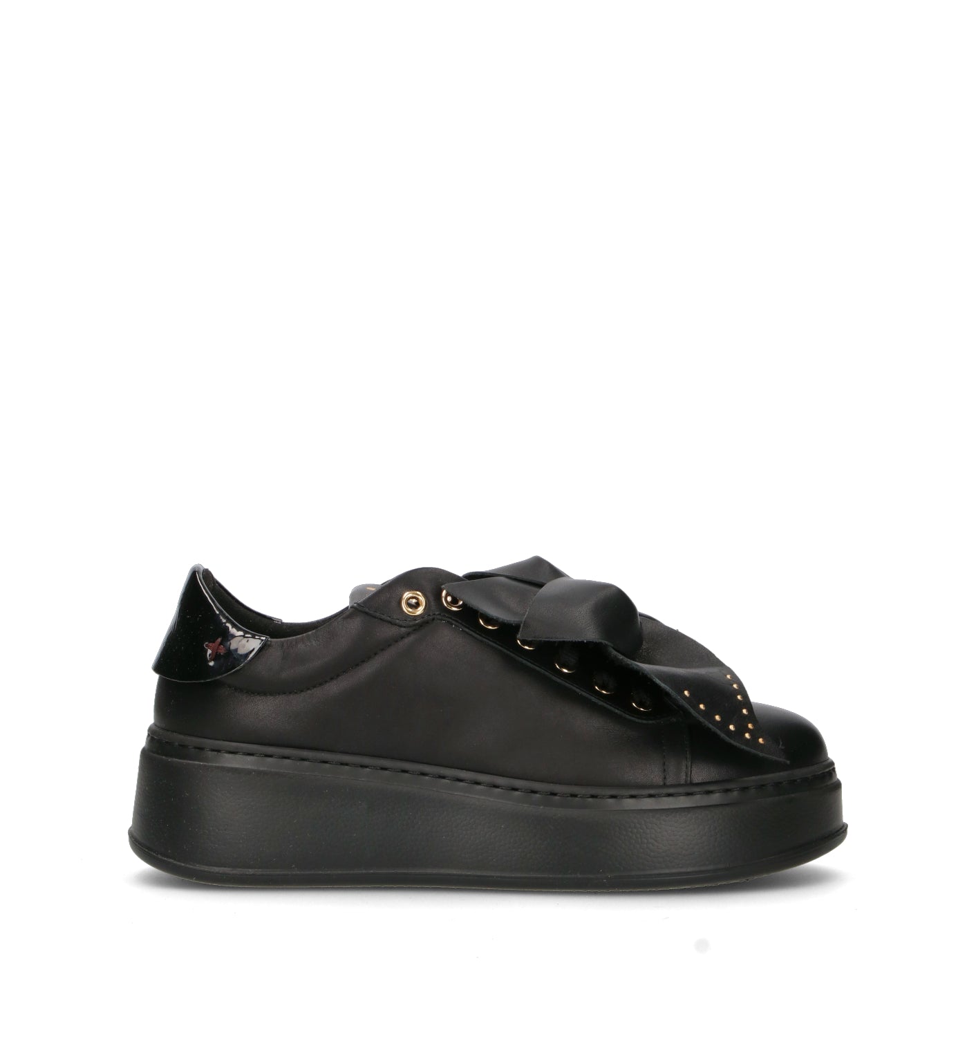 GIO+ Sneaker donna nera in pelle