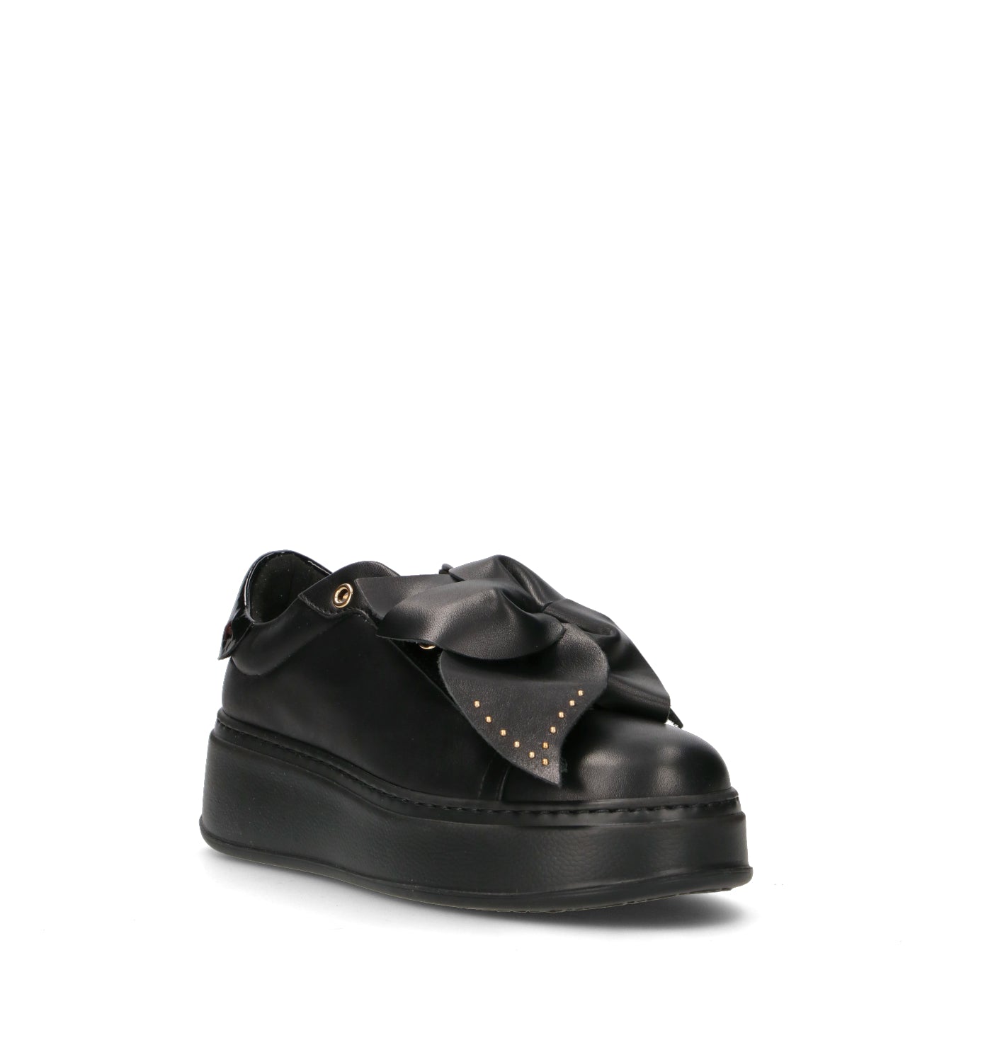 GIO+ Sneaker donna nera in pelle
