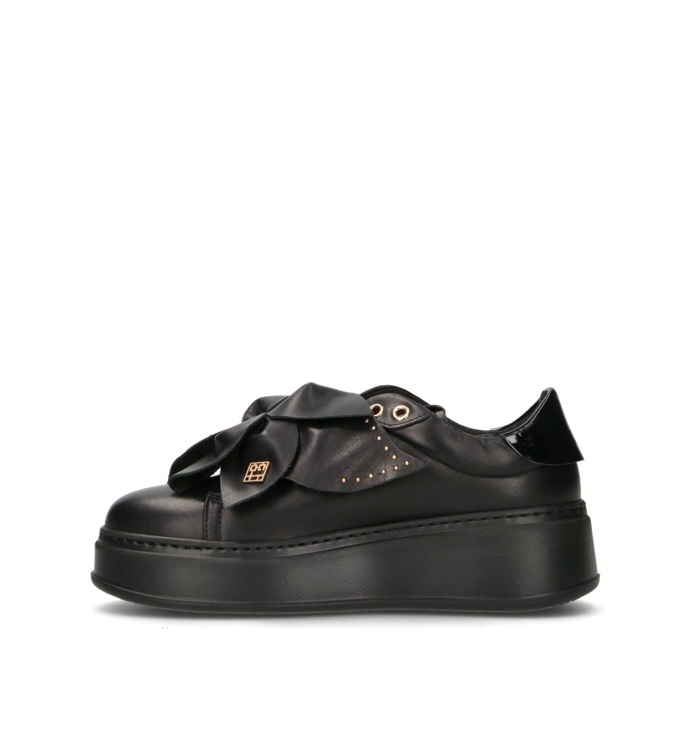 GIO+ Sneaker donna nera in pelle