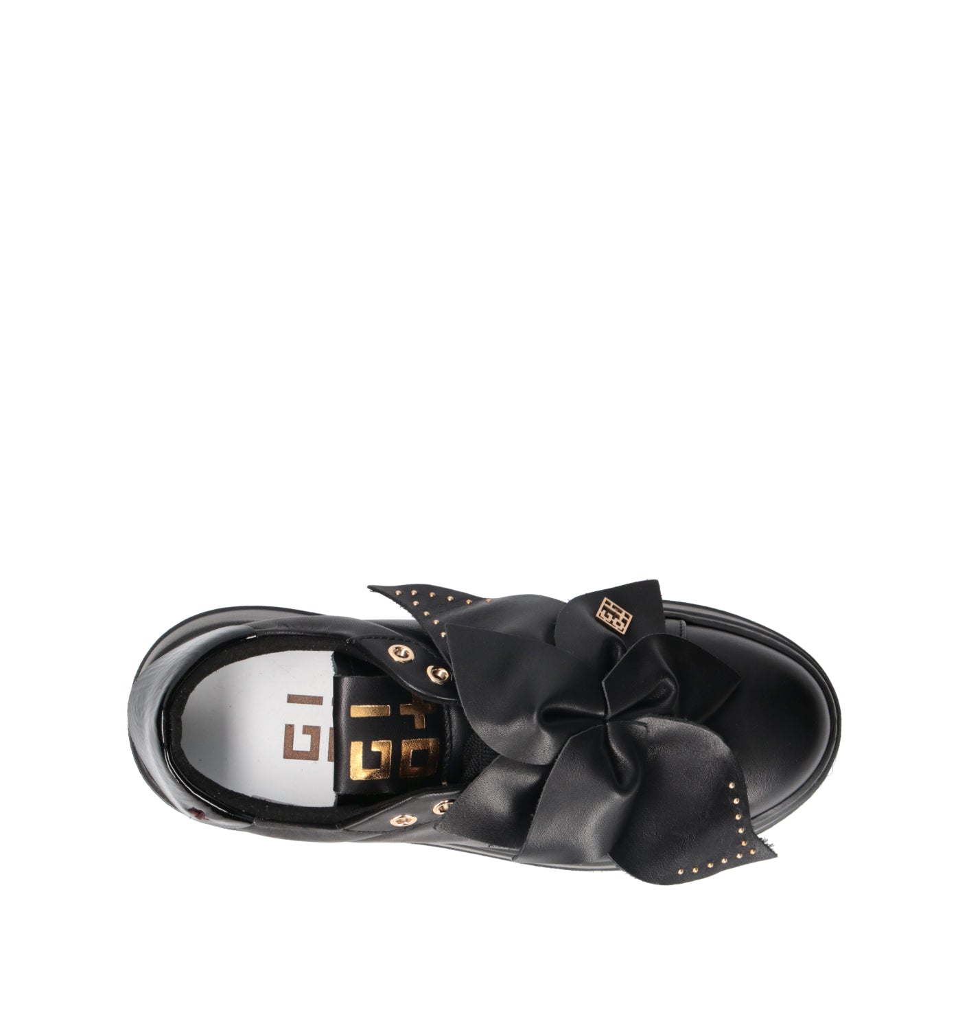 GIO+ Sneaker donna nera in pelle