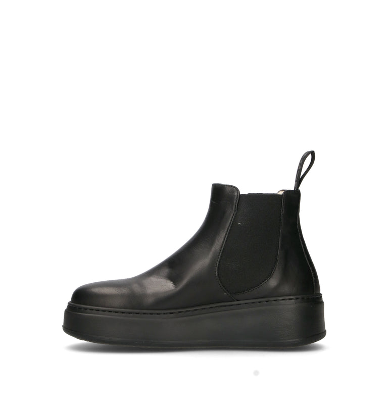 GIO+ Beatles donna nero in pelle