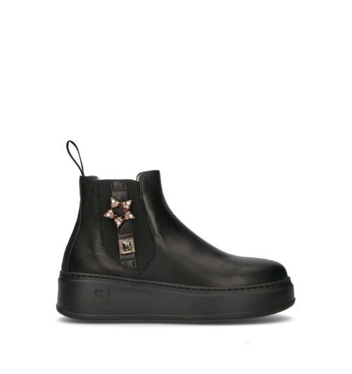 GIO+ Beatles donna nero in pelle