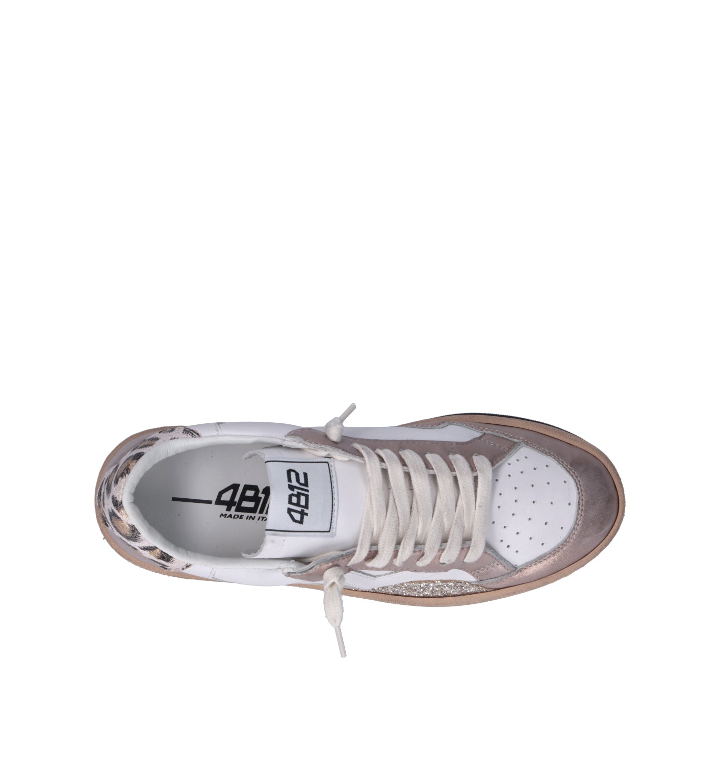QUATTROBARRADODICI Sneaker donna bianca