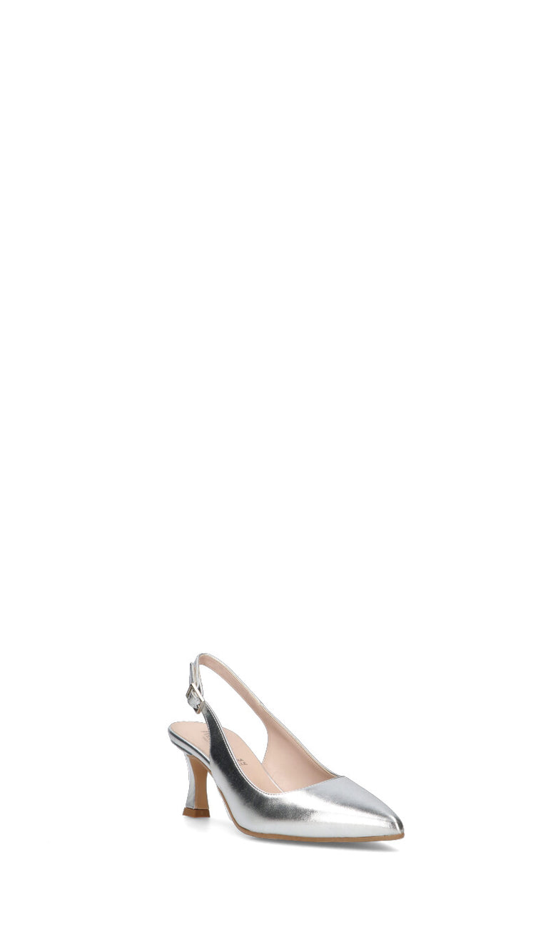 PERLAMARINA Slingback donna argento