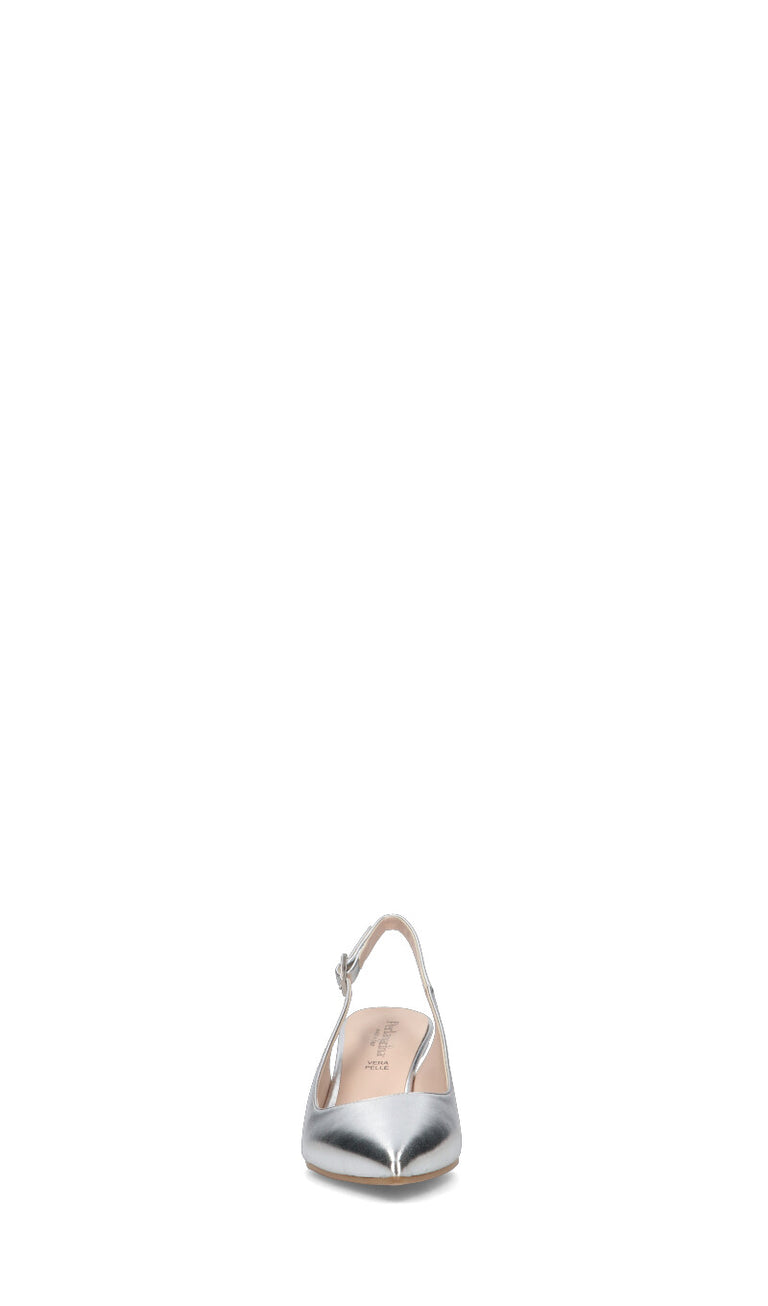 PERLAMARINA Slingback donna argento
