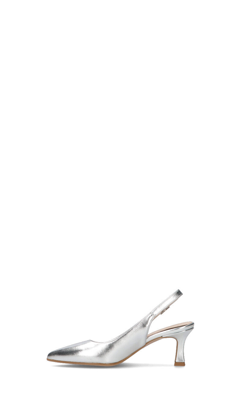 PERLAMARINA Slingback donna argento