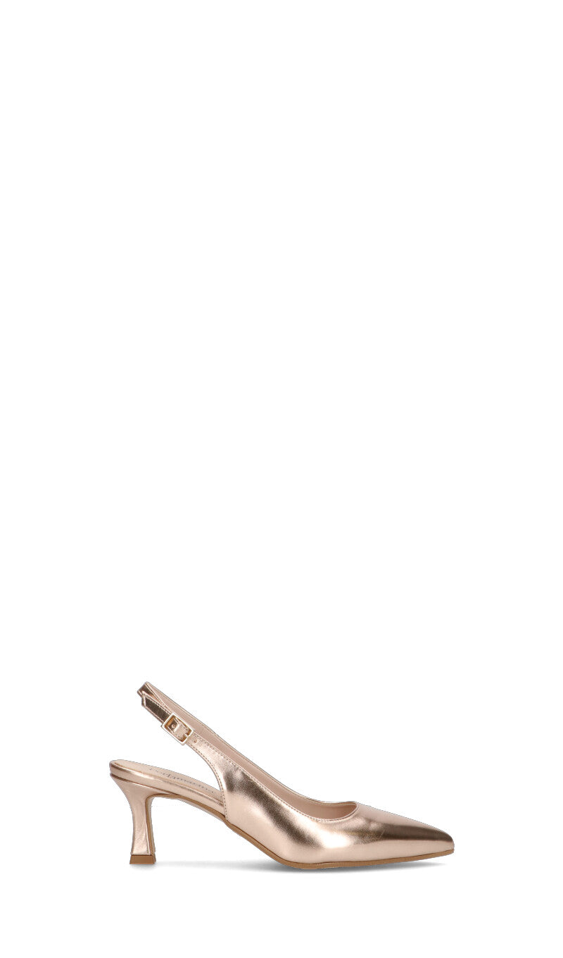 PERLAMARINA Slingback donna oro rosa