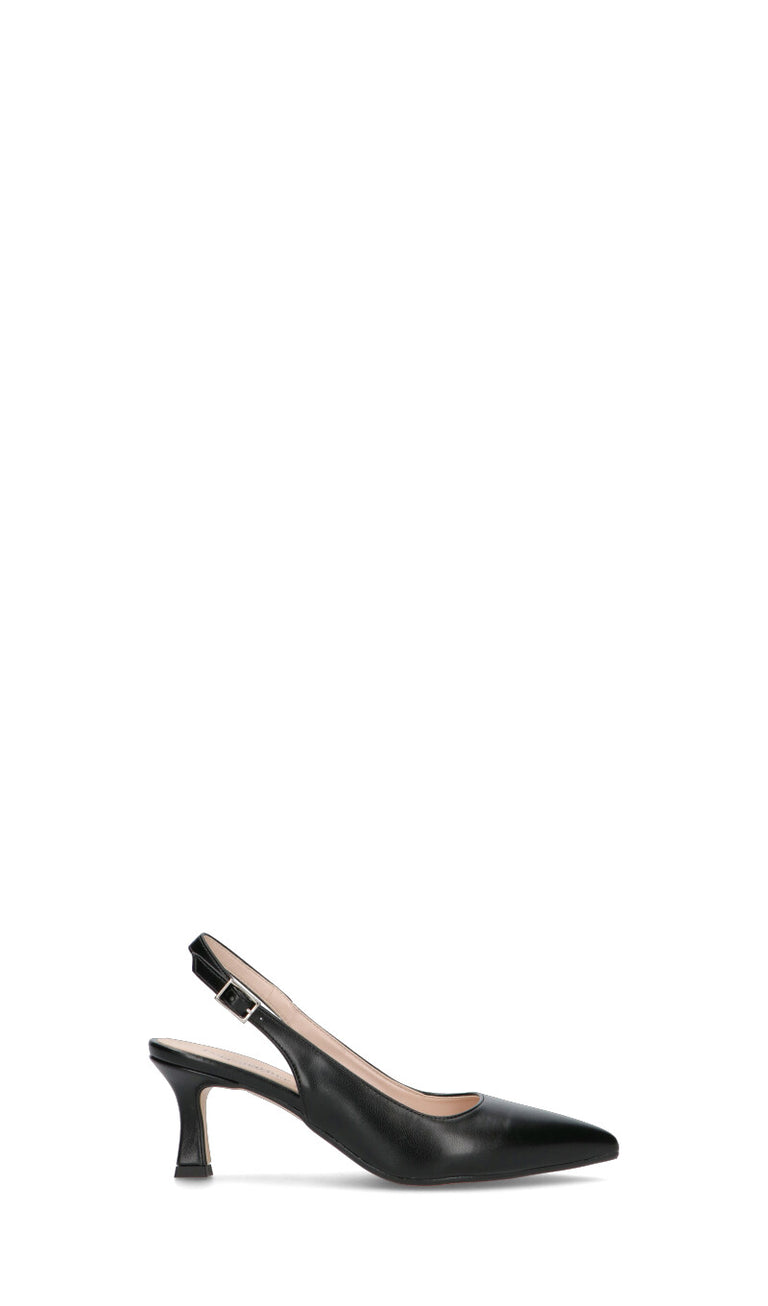 PERLAMARINA Slingback donna nera