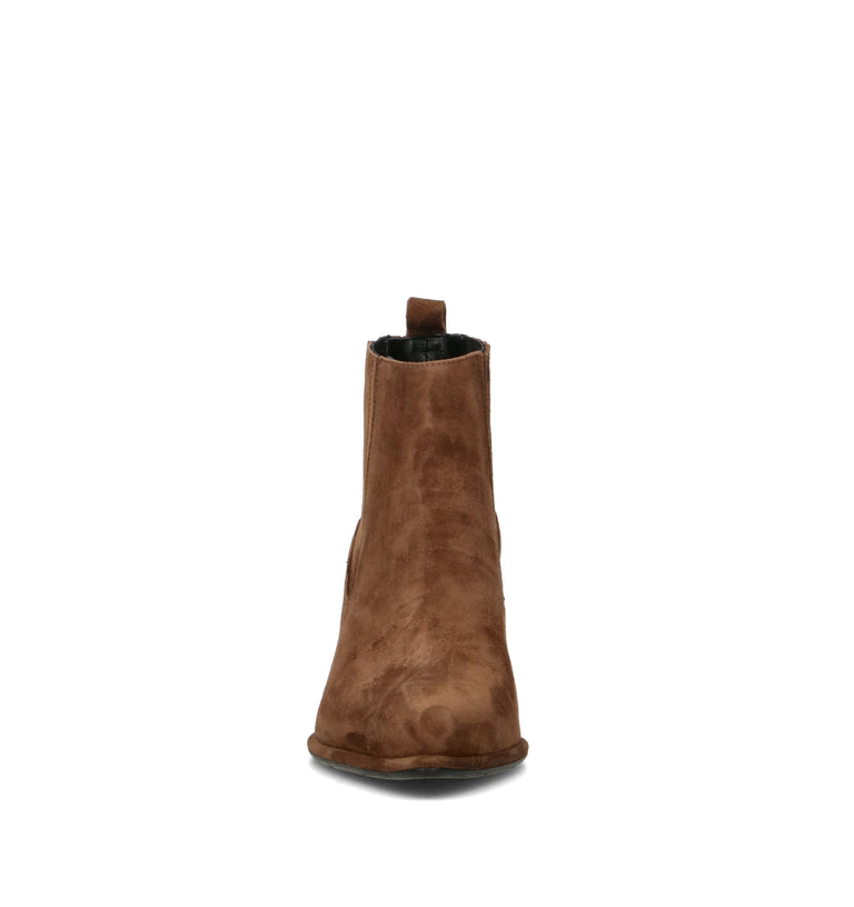 PHIL MELVIS Tronchetto donna marrone in suede
